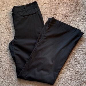 Chico's Women’s Black Wide Leg Trousers. Size 12